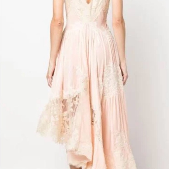 Zimmermann Luminosity Pink Velvet MIDI Dress size 2-4 US size 0 AU - Picture 10 of 16